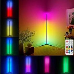 Лампа світлодіодна RGB кутова підлогова з пультом управління STEND 1,2м