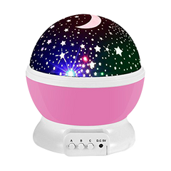 Нічник в формі кулі NEW Projection Lamp Star Master Рожевий