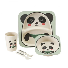 Дитяча бамбукова посуд Bamboo Kids Set - Панда