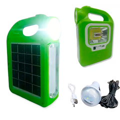 Ліхтар на сонячній батареї OR-6399 Зелений + Подарунок