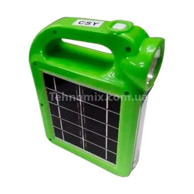Фонарь на солнечной батарее OR-6399 Зелёный + Подарок